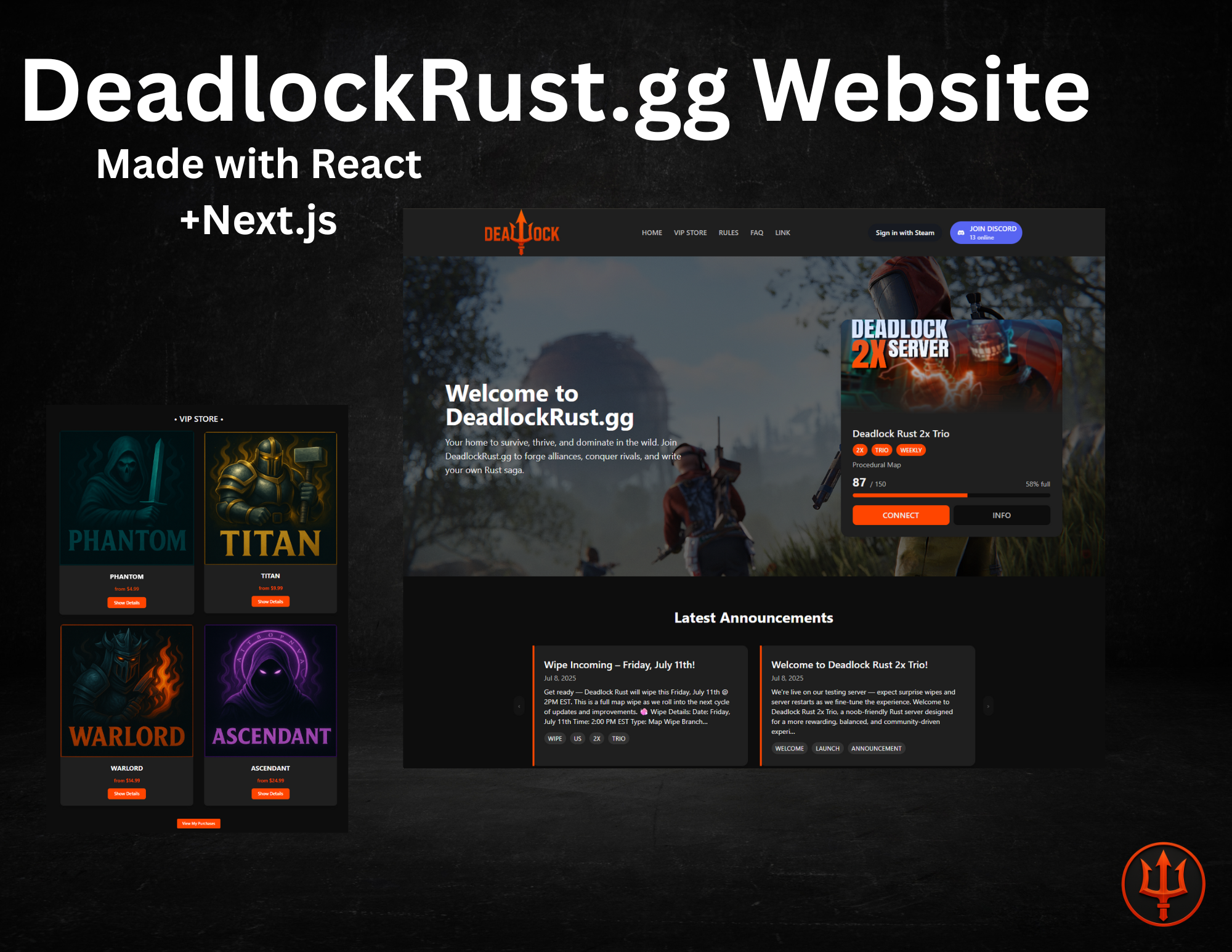 DeadlockRust.gg Website