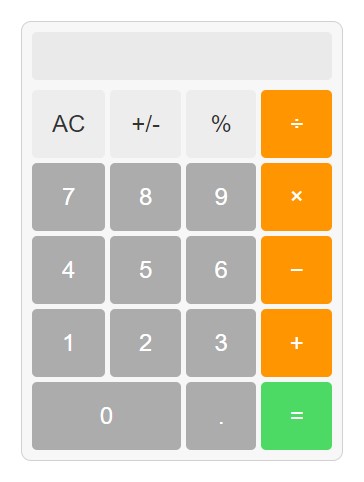 Simple Javascript Calculator